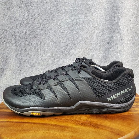 Merrell Trail Glove 5 Shoes Men's 14 Black Trail Running Barefoot Sneakers - Picture 3 of 9